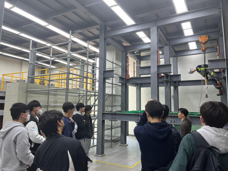 산업안전 전문가 양성 위해 한국산업안전보건공단에서 현장 실습교육 실시